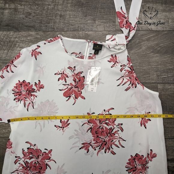 Worthington Open Shoulder Single Sleeve Top Size L - Picture 3 of 5